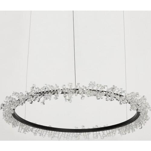 Nordic minimalist living room art chandelier modern hotel lobby bedroom restaurant clothing store designer crystal chandelier