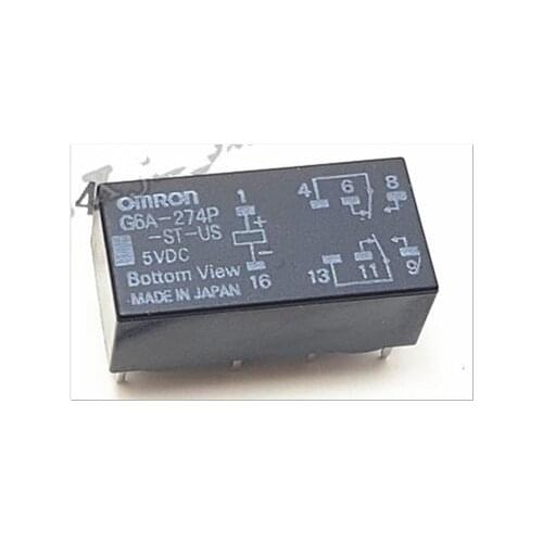 NEUE relais G6A-274P-ST-US 12VDC G6A-274P-ST-US-12VDC G6A-274P-ST G6A-274P G6A274PSTUS 12VDC DC12V 12 V DIP8 10 teile/los
