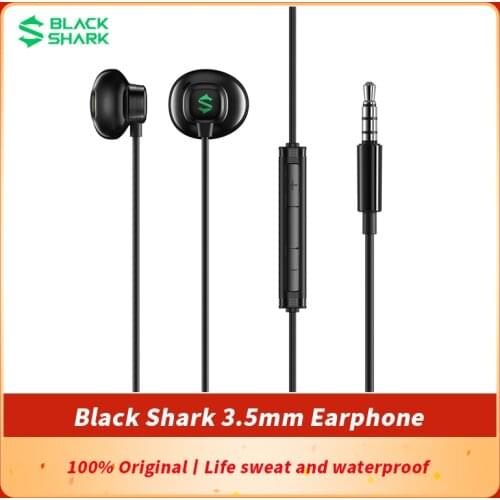 Original Black Shark 3.5mm Earphones life Sweat Waterproof Black Shark 3.5mm gaming headset Black Shark Type-C Earphone