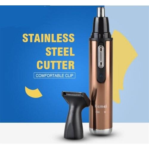 Electric Nose Hair Clipper Trimmer Sideburns Shaver Razor Nasal Haircut Man Portable Rechargeable Groomer Kit Nose Hair Cutter
