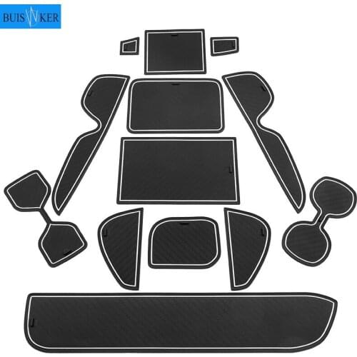 For Toyota RAV4 XA50 RAV 4 50 MK5 2019 2020 Anti-slip Car Door Rubber Cup Cushion Red Gate Slot Pad Interior Mat Accessories