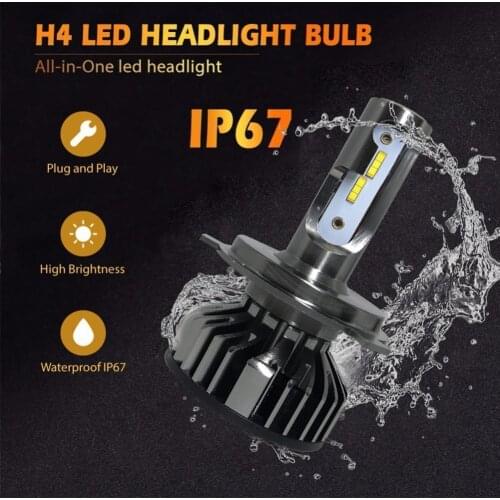LED Headlight Bulb Car Led Decoding H4 LED H1 H11 9005 9006 H7 LED CSP Car Headlight 55W 16000LM 8000LM Bulb Fog Light