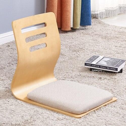Japanese Legless Chair Made From Plywood Seating Living Room Furniture Asian Traditional Tatami Floor Chair