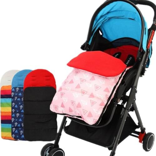 Winter Thick Warm Baby Stroller Sleeping Bag Newborn Foot Cover for Pram Wheelchair Baby Stroller Accessories Baby Sleeping Bag