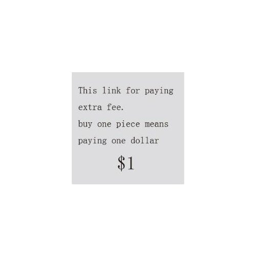 2019 This link is only for paying a fee, buy one piece means paying one dollar