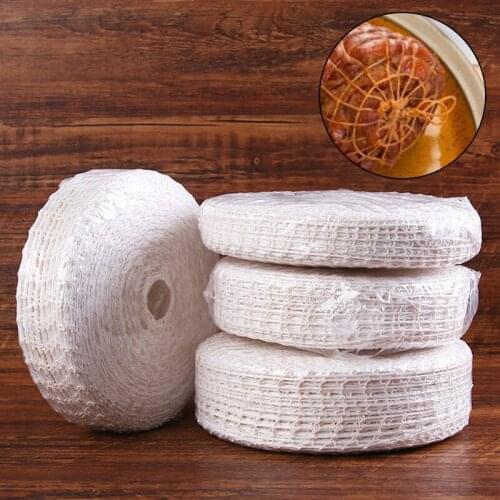 3 Meter Cotton Meat Net Ham Sausage Net Butchers String Sausage Net Roll Hot Dog Net Sausage Packaging Tools Wholesale