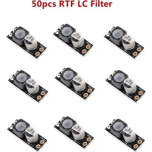 50pcs/package wholesale LC L-C Power Filter-2A LC Filter Clear Tmage Transmission FPV Ripple Interference Video Signal Filtering
