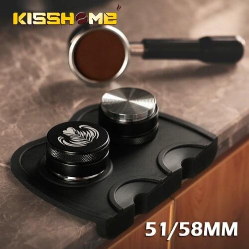 51MM/58MM/58.35MM Coffee Tamper Coffee Distributor Stainless Steel Adjustable Coffee Powder Hammer Espresso Coffee Accessories