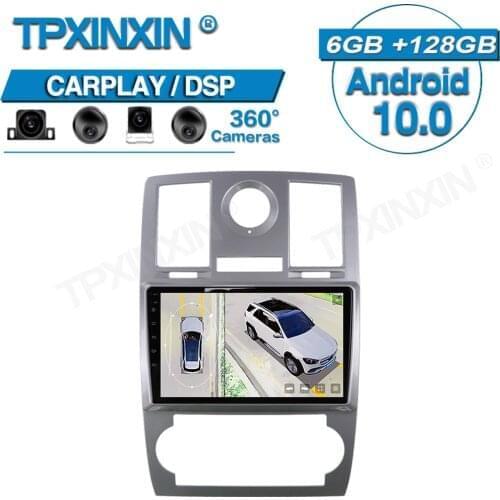 6+128G For Jeep/dodge 2004 -2014 Car Android 360 HD Auto Surround View Camera Car Multimedia Player Stereo Radio GPS Navigtion