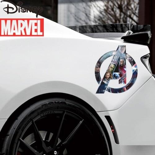 Car Sticker Car Sticker Luggage Sticker Marvel Avengers Heroes Captain America 3d Logo Motorcycle