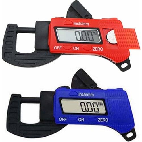 0.01mm Mini Digital Thickness Gauge Panel Thickness Gauge Caliper Gauge Carbon Fiber Composite Material Width Measuring Tool