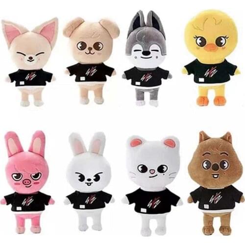 Kawaii Skzoo Plush Toys Stray Kids Cartoon Stuffed Animal Plushies Doll Companion for Kids Adults Fans