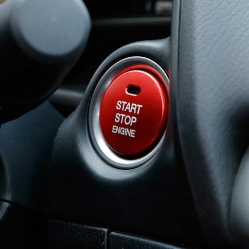 Start Stop Push Button Ignition Key Hole Decoration Ring Engine Power Switch Trim Sticker Fit For Mazda CX 4 CX 5 Accessories