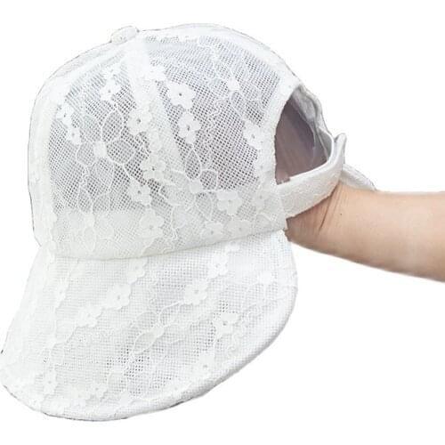 2021 Summer Hollow Plus Size 63 cm headline Lace Fisherman Hat Womens Big Head Long Brim Basin Hat