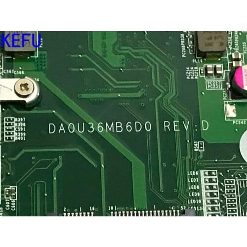 KEFU super Free Shipping 701702-501 DA0U36MB60 Laptop motherboard for HP PAVILION 15-B NOTEBOOK PC I5-3317U 630M/2G