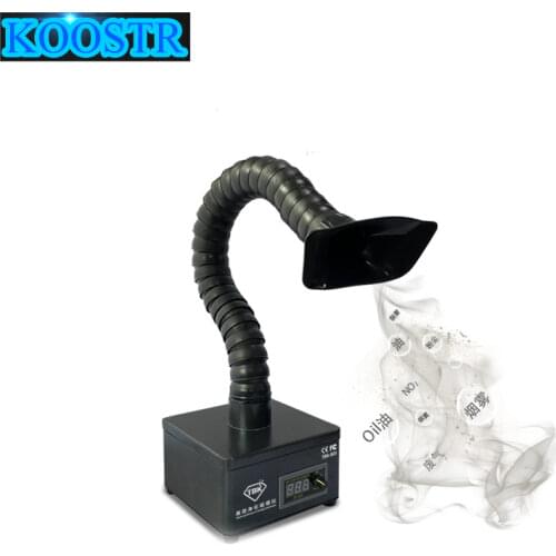 TBK mini Efficient purification smoking instrument Soldering Smoke Cleaner Fume Extractor Air Cleaner Filter dust clean room