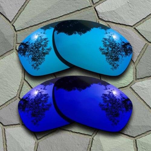 Sky Blue&Violet Blue Sunglasses Polarized Replacement Lenses for Oakley Pit Bull