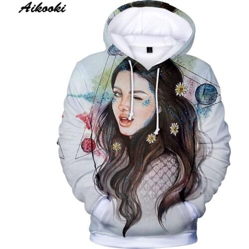 Personality New Brand desing Hot sell 3D hoodies Teenage Britney Spears Lana Del Rey 3D print hoodie sweatshirts Lady Polluvers