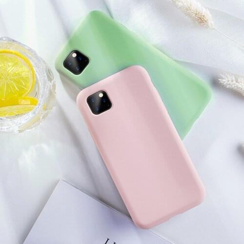 Original Phone Cases For iPhone 11 Pro Max Liquid Silicone Fundas Case For iPhone 11 Pro Cover protective Coque for iPhone 11