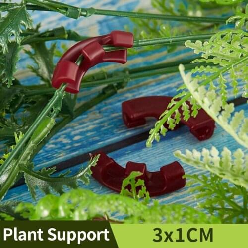 90 Degree Plant Holder Support Curved Reusable Accessories For Low Stress Garden Plastic Plant Training Curved Plant Holder