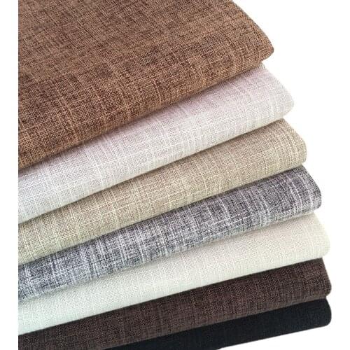 Pure Colored Material of Pure Sofa Cover Fabric Thickened Old Coarse Cotton Linen Pillow Table Diy Dust-proof Cloth