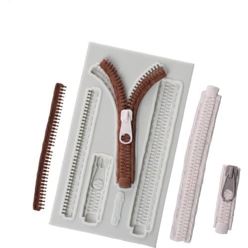 Cake Mold Bag Zipper Shape Chocolate Mould for The Kitchen Baking Cake Tool DIY Sugarcraft Decoration Tool Baking Accessories