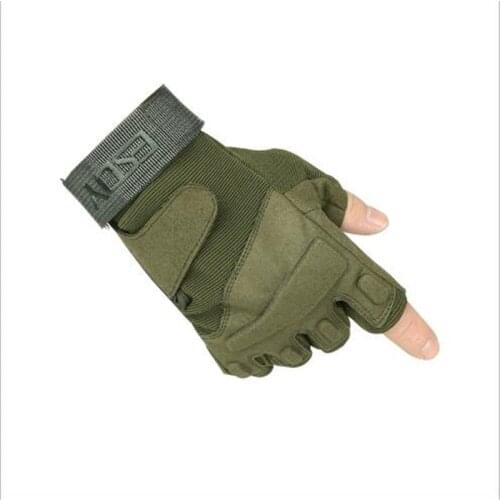 Outdoor Tactical Gloves Airsoft Sport Gloves Half Finger Type Military Men Combat Gloves Shooting Hunting Gloves