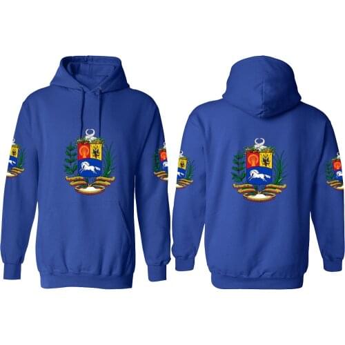 VENEZUELA male pullover free custom name number ven sweatshirt nation flag ve venezuelan spanish country college boy clothing