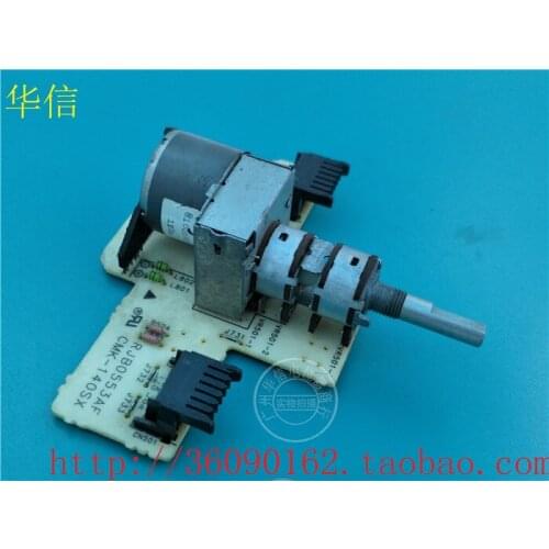 [VK] Used CMK-140SX triple motor potentiometer 100K handle length 25MMF with plate switch