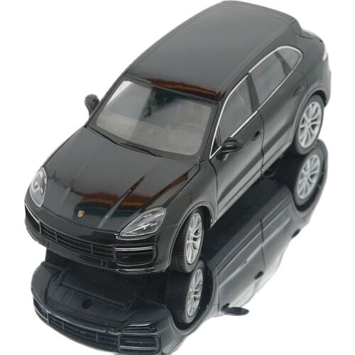 WELLY 1:24 Porsche Macan Turbo Alloy Luxury Vehicle Diecast Pull Back Cars Model Toy Collection Xmas Gift