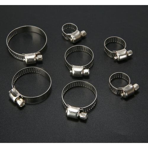 Stainless Steel Hose Clamps Clip Corrosion-resistant Replacement Hoop Strong