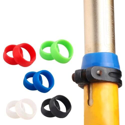 1pc Bicycle Seat Post Rubber Ring Dust Cover Cycling Silicone Waterproof Mountain Bike Seatpost Protective Bike Accessories