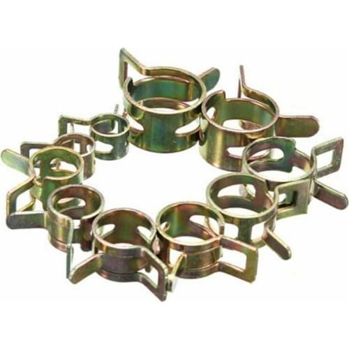 10 PCS Fuel Spring Clip Vacuum Silicon Hose Clamp 6 7 8 9 10 11 12 13 14 15mm