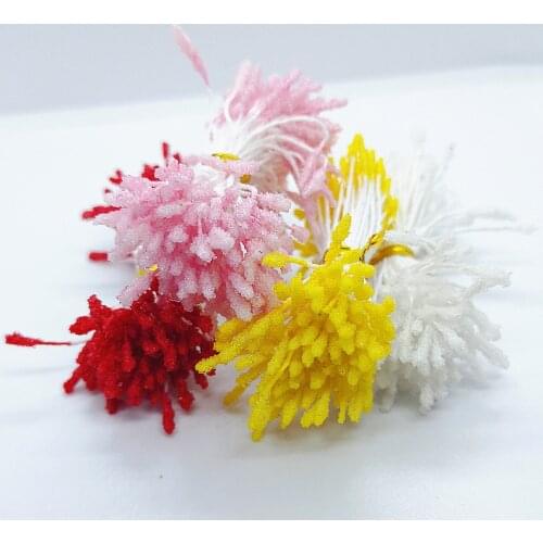 1000pcs 2mm Mini Stamen Handmade Artificial Flowers For Wedding Party Home Decoration DIY Christmas Scrapbook Accessories