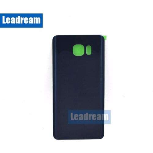 50PCS Back Battery Door Housing Cover Rear Glass with Adhesive for Samsung Galaxy Note 5 N920 N920F Free DHL