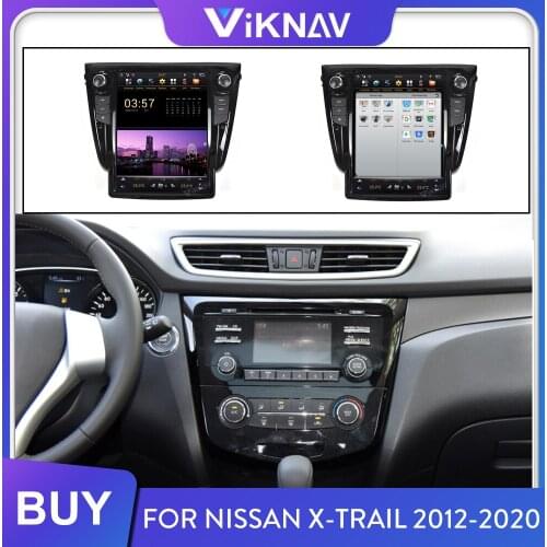 Car GPS Navigation Radio Multimedia Player for Nissan x-trail 2012-2020 Android Head Unit Vertical Screen Auto Stereo Receiver