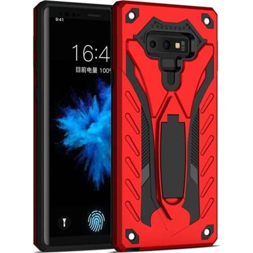 For Samsung Galaxy Note 9 Case Shockproof Armor Holder TPU Stand Rugged Phone Cover Luxury Shockproof Stand Coque Protect Coque