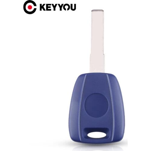 KEYYOUTransponder Lgnition Key Without Chip For FIAT Punto Stilo Seicento Housing Case With Uncut Blade GT15R SIP22 Blade