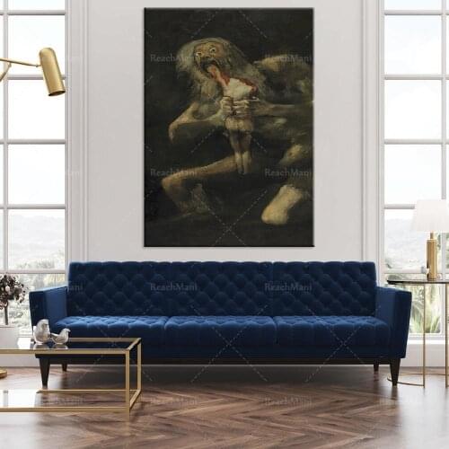 Francisco de Goya, Saturno devorando a su hijo / Saturne dévorant son fils (1819-1823)
