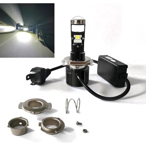 H4 H7 LED Lens Headlight Bulbs Canbus Motorcycle Car Fisheye Lights H11 HB3 9005 9006 White 6000K 12V Auto Headlamps Accessories