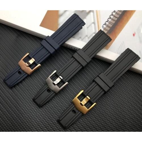 Imported 20mm watchband Rubber Silicone Watch band Buckle Belt for Omega strap for Seamaster new Arenaceous 300 AT150 logo tool