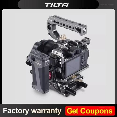 Tilta A7 A9 Rig Kit A7 iii Full Cage TA-T17-A-G For Sony A7 A9 A7III A7R3 A7M3 Top Handle Baseplate Focus Handle