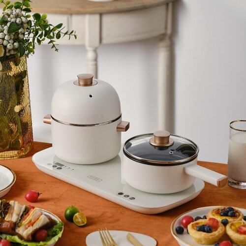 Breakfast Machine Multi-functional Cooking Pot Household Small Double Stove Multi-purpose Electric Boiler Electric Frying Pan