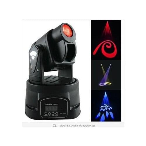 Hot 15W Mini LED Moving Head Spot Light,Moving Head GOBO Light,Stage Effect Light for Bar KTV Disco Party Hotel,DJ Club
