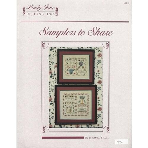 Fashion Craft Samplers to Share Cross Stitch Kits Embroidery Needlework with 100% Cotton Floss and Free Shipping for Wall Decor