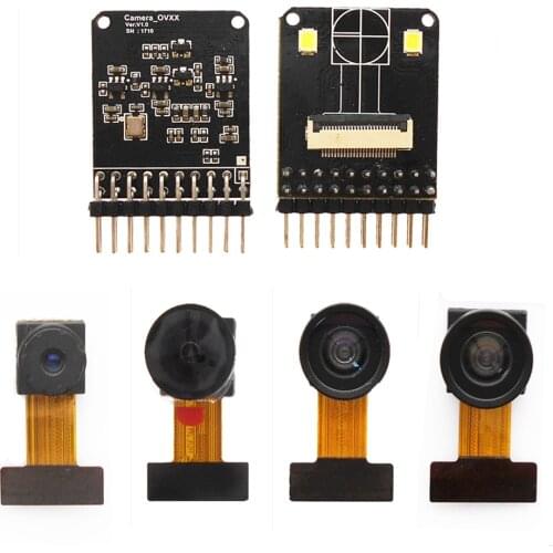 OV5640 OV2640 camera module test baseboard extension cable Dual LED fill light STM32 upgrade version OV2640 adapter board