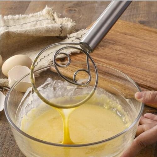Pastry Blenders Stainless Steel Dough Whisk for Bread Pastry or Pizza Dough