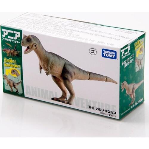 S01 Takara Tomy ANIA Animal Advanture AL-16 Carnotaurus ABS Dinosaur Figure Kids Educational Toys