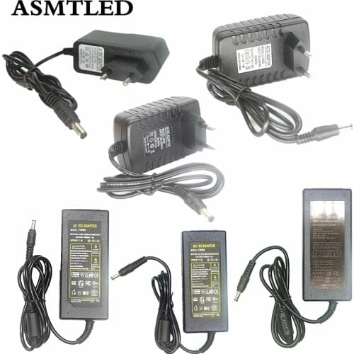 AC 100V - 240V to DC 5V 1A 2A 3A 6A 8A 10A Lighting Transformers 5-50W Power Supply Adapter For 5V WS2812 SK6812 LED Strip light