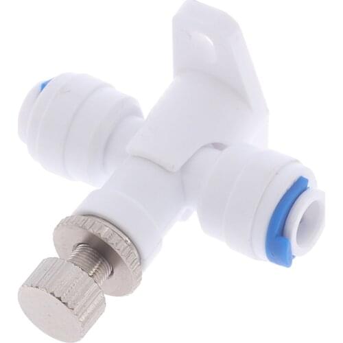 1/4" Hose RO Water Flow Adjust Valve Regulator Waterflow Control Valve Connector Fitting Water Speed Controller Hot Sale